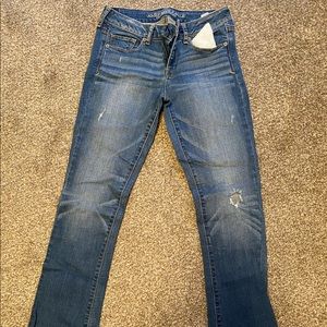 Distressed Flare Jeans